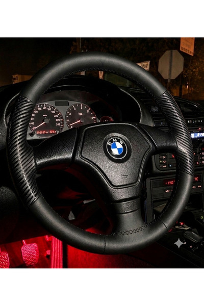 özgüven oto giyim Oto Direksiyon Kılıfı Düz & Karbon Yüzüksüz 10,5*37