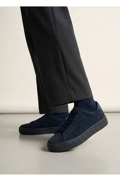 Vogel Nino Premium Süet Deri Sneaker - Lacivert