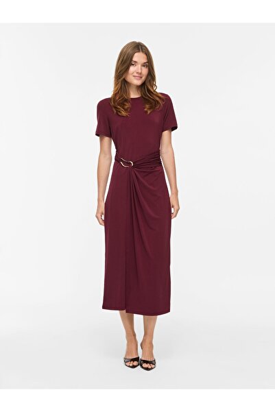 VILA Maxikleid VIJUSTINE Kurzärmeliges