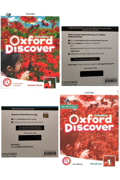 Pearson Oxford Discover (الثاني) 1 كتاب الطالب مع التطبيق + المصنف مع الممارس...