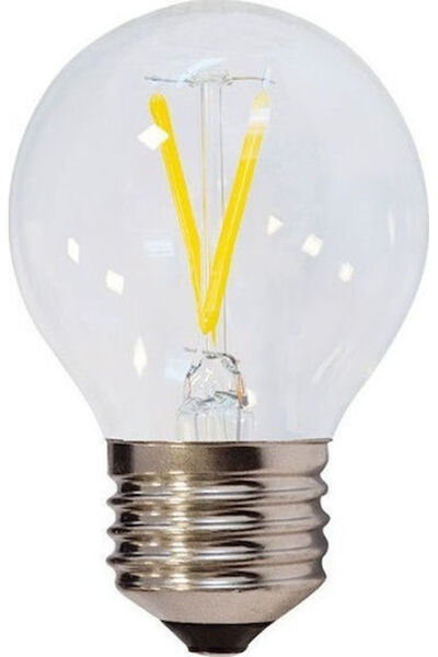 OPTONICA SP2-A2 Λάμπα LED 2W 76mm για ντουί E27 και σχήμα G45 Θερμό Λευκό 200...