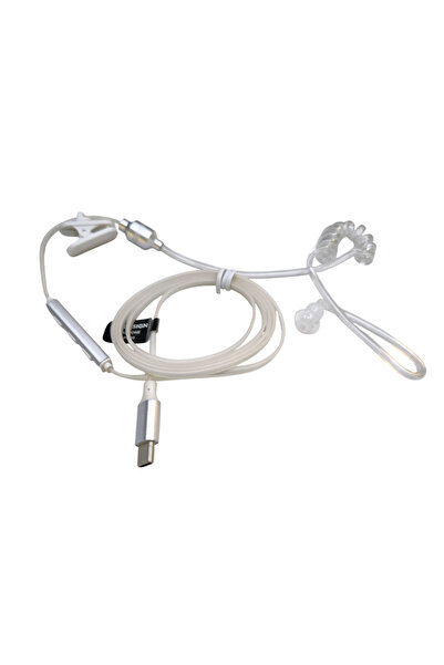 Leonpro Spiral Protection Earphone for Phone with Type C Input Silicone Flat ...