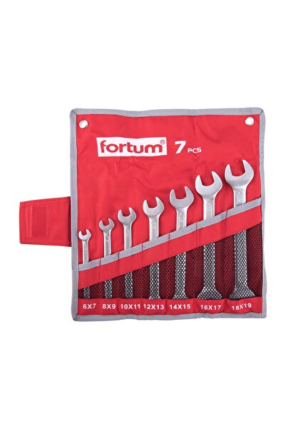 FORTUM Διπλά γερμανοπολύγωνα κλειδιά, FORTUM, 4730103, 6-19mm, 7 τεμάχια