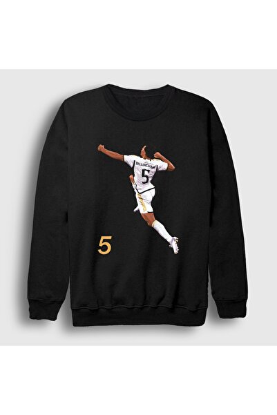 Presmono Hanorac de fotbal unisex negru Jude Bellingham Goal 615349tt