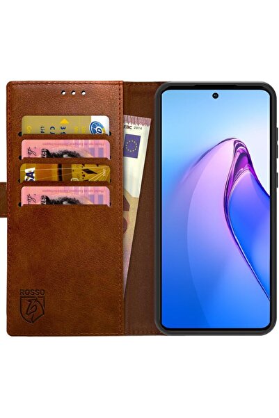 ROSSO Θήκη Xiaomi Redmi Note 14 Pro 5G / Poco X7 Element PU Πορτοφόλι - Brown