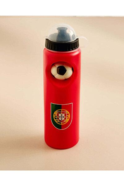 REDTAG Red Portugal Football Water Bottle 750ml