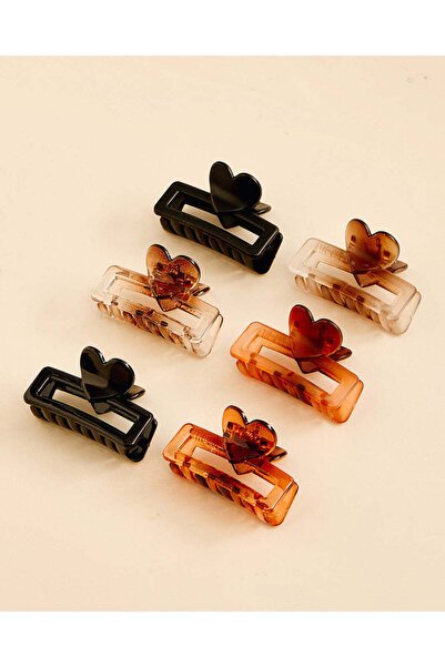REDTAG Women Assorted 6 Pieces Hair Clip Set