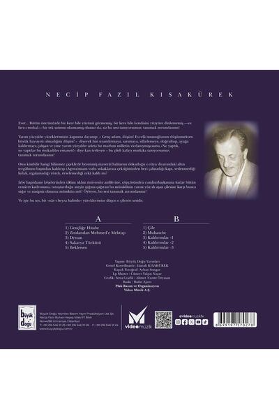 İz Müzik Necip Fazıl Kısakürek - Kendi Sesinden Şiirler (Plak)