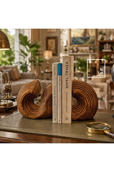 İki Yedi Konsept Bradley Kitap Tutucu Kitap Desteği Ofis ve Çalışma Odasına T...