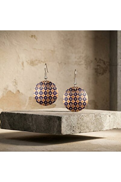 Erol Bakır New Series 1064 Bijouterie Earrings 100% Handmade Copper