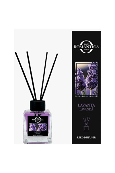 Romantica Odorizant de cameră cu bețișoare, lavandă 100ml, aromă intensă, efi...