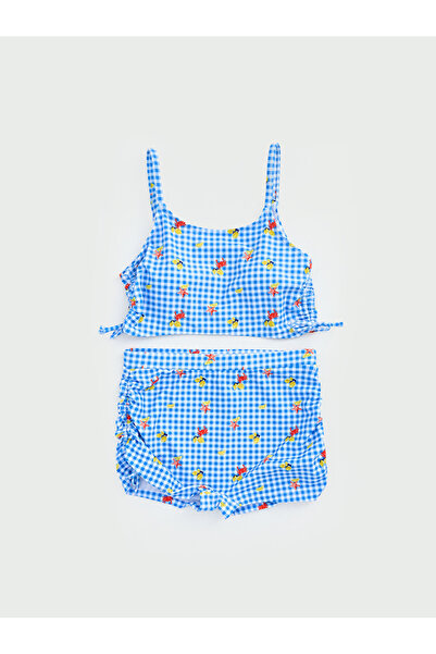 LC Waikiki Bikini de fete cu imprimeu în carouri