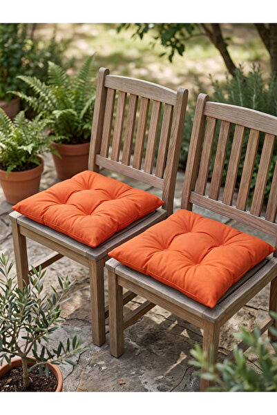 VİENNA 2-Piece Silicone Filled Duck Fabric Liquid-Proof Chair Cushion
