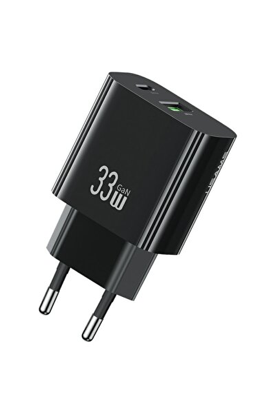Usams CC317 33W Încărcător GaN USB-C USB-A