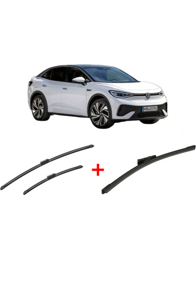 Bosch Set of 3 wipers for Volkswagen ID.5 (E39) from 2021, for windshield and...