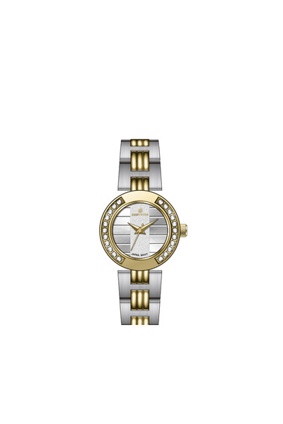 Seen Time Sine Time Women's Watch Circular Design with Sparkling Stones and H...