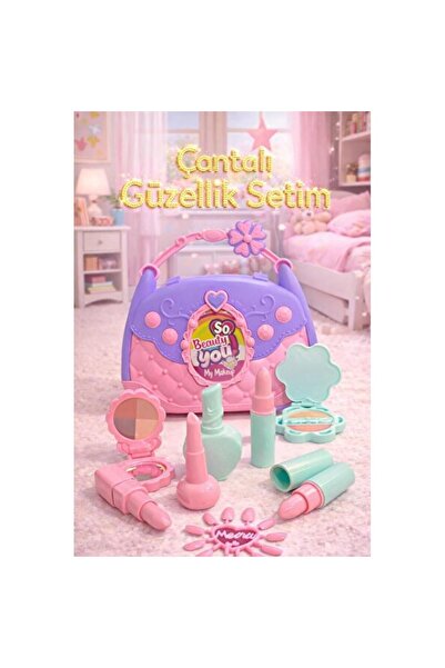 Empressco Renkli Çantalı Güzellik Seti, Kız Çocukları İçin Eğlenceli Oyun Ark...