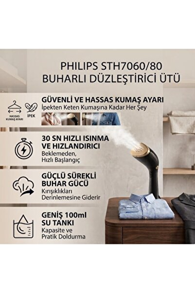 Philips STH7060/80 Buharlı Düzleştirici
