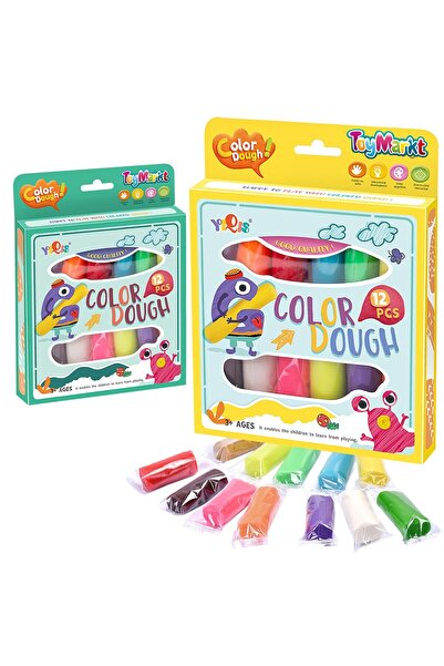ToyMarkt Κουτί με 12 χρώματα πλαστελίνης, 24γρ, 19x15x2εκ 913491