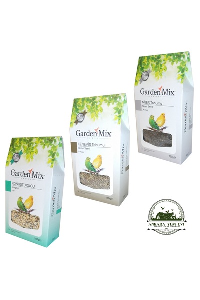 Gardenmix Konuşturucu Yem Çedene Nijer Tohumu Seti