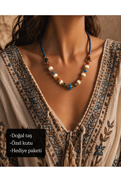 HER ŞEY NOTA www.herseynota.com Célinor Bohemian Blue Natural Stone Detailed ...