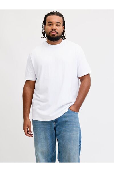 Jack & Jones Plus T-shirt Plus Size Plain T-shirt