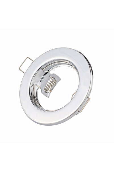 Choice3 Iron-Chrome 10pcs Down Light Frame Recessed LED Ceiling Fixtures Down...
