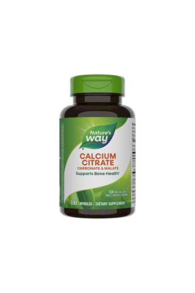 Nature's Way Complex de Citrat de Calciu 100 capsule Secom