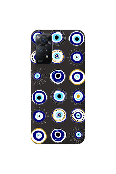 Other Xiaomi Redmi Note 11 4G Beads Black Colored Silicone TPU Θήκη