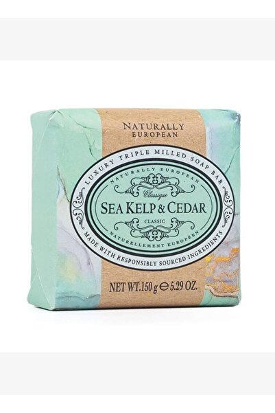 Naturally European Sea Kelp & Cedar Soap 150 Gr
