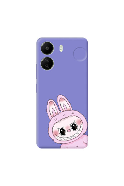 Other Xiaomi Redmi 13C Labubu 6 Purple Colored Silicone TPU Θήκη