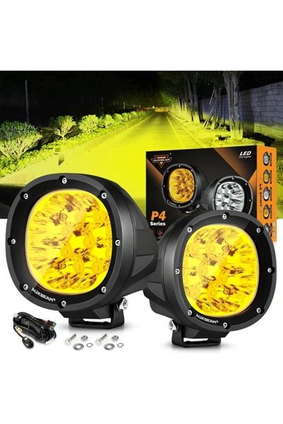 Auxbeam 3535LED 4' 90W Flood Light για Jeep, Truck, SUV & Offroad – Ιδανικό γ...