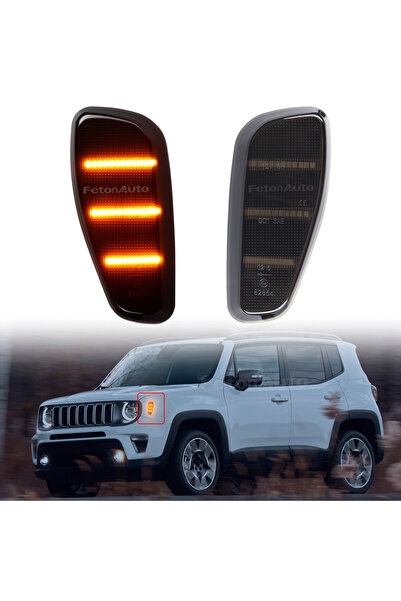 OEM LED πλαϊνά φλας κίτρινα Jeep Renegade 2014-2021. AIF31
