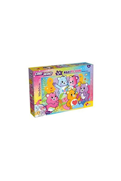 Lisciani Puzzle podea/puzzle maxi Troskliwe Misie, dublu fata, 70x50 cm, mult...