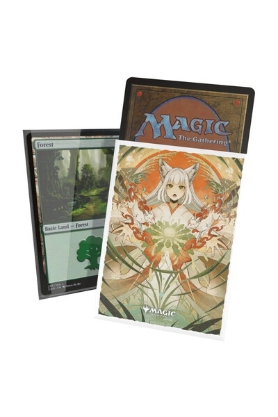 Ultimate Guard Huse pentru carti Secrets of Strixhaven Green Rare (arta alter...