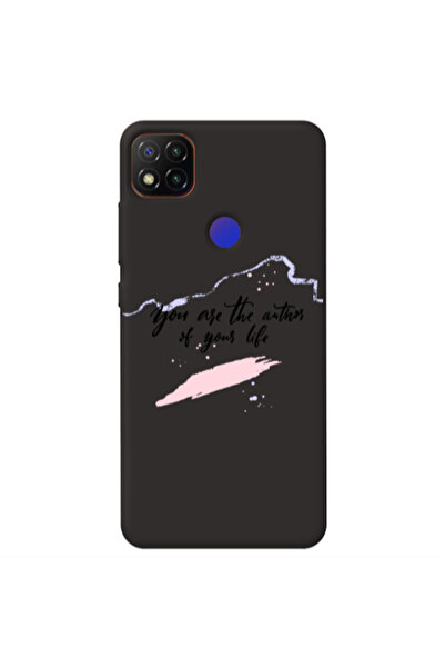 Other Xiaomi Redmi 9c You are the authors Black Colored Silicone TPU Θήκη