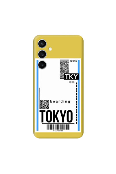 Other Samsung S24 Plus Tokyo Boarding Yellow Colored Silicone TPU Θήκη