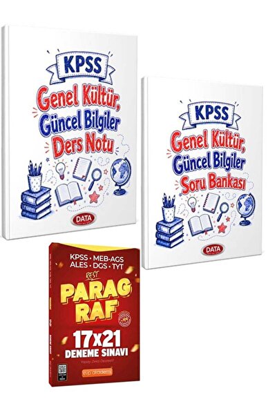 Anla Kazan Yayınları Data 2027 KPSS Genel Kültür Güncel Bilgiler Ders Notu+So...