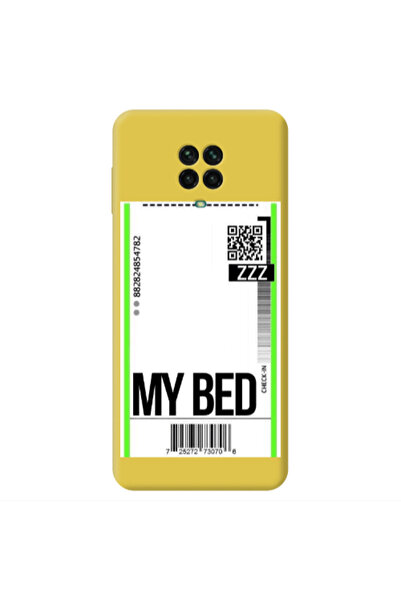 Other Xiaomi Redmi Note 9 Pro My Bed ZZZ Yellow Colored Silicone TPU Θήκη