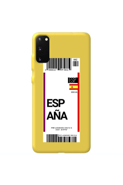 Other Samsung S20 Espana Arrival Yellow Colored Silicone TPU Θήκη