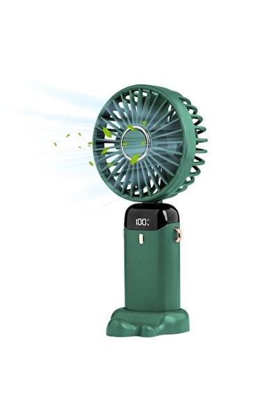 SHAINE Ventilator portabil, 3 în 1, de mână, de birou, pentru gât, 5 viteze, ...