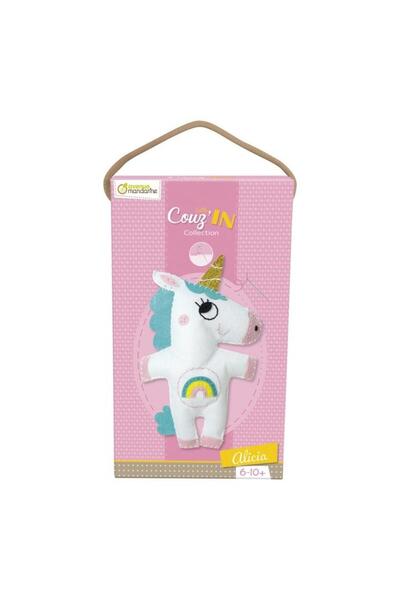 OEM Set de cusut unicorn mascotă Clairefontaine Alice