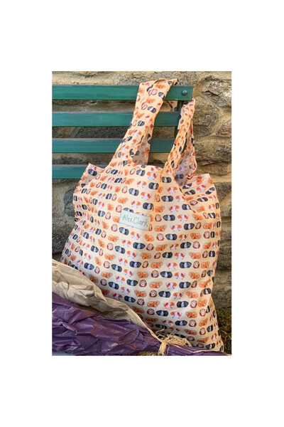 OEM Geantă de cumpărături reutilizabilă Alex Clark „Porcusori de Guineea” 45x...