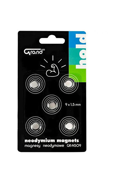 OEM Magneți neodimici plati Grand 9×1,5 mm N30 – 5 buc.