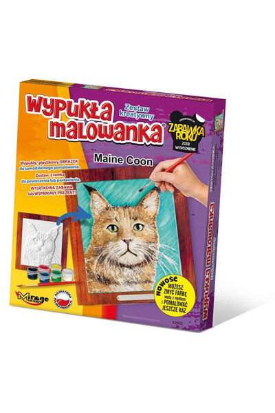 OEM 3D Wypukla Malowanka Maine Coon - Set Creativ Mirage Hobby