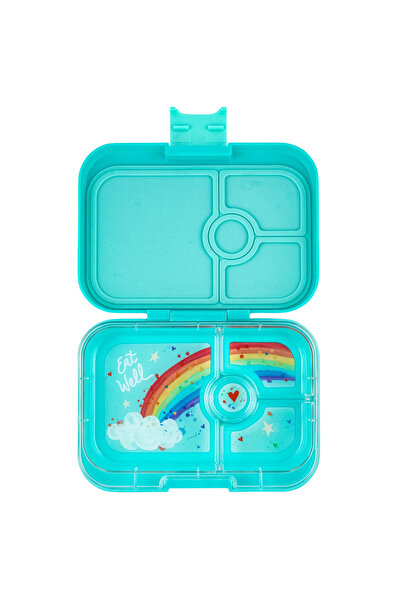 YumBox Κουτί φαγητού Panino 4 θέσεων - Γαλάζιο του νεφελώματος/Ουράνιο τόξο