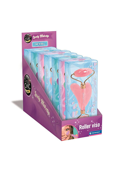 OEM Set Clementoni Crazy Chic pentru masaj facial cu rolă și gua sha