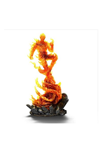 OEM Figurina Human Torch 1/10, IRON STUDIOS, multicolor, 30cm, licentiata