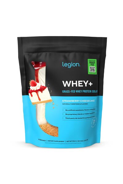 LEGION Whey+ Protein Whey Isolate from Grass Fed Cows - Whey Protein Isolate ...