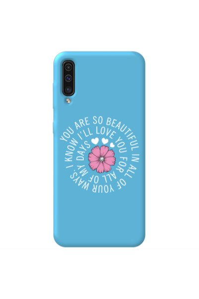 Other Samsung A70 Your Ways Blue Colored Silicone TPU Θήκη